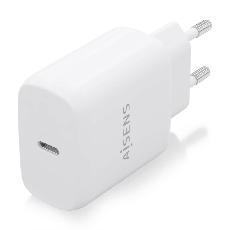 CARGADOR AISENS USB-C PD3.0 1 PUERTO 1XUSB-C 25W BLANCO