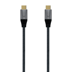 CABLE AISENS USB 2.0 ALUMINIO 5A 100W E-MARK USB-C 1.0M