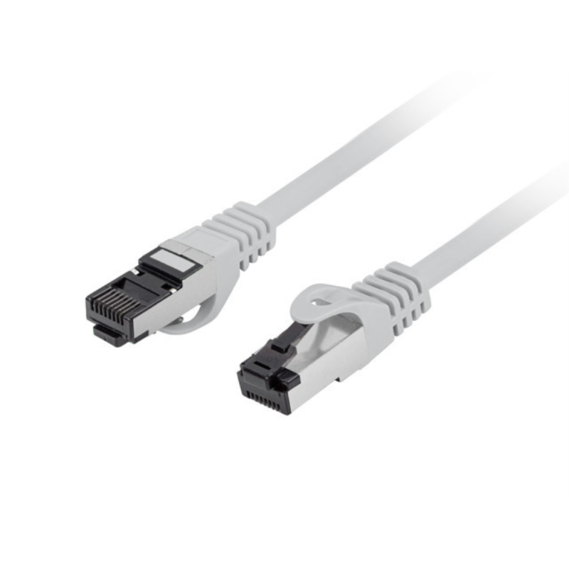 CABLE RED LANBERG LATIGUILLO CAT.8.1 S/FTP LSZH CU 1M GRIS FLUKE PASSED