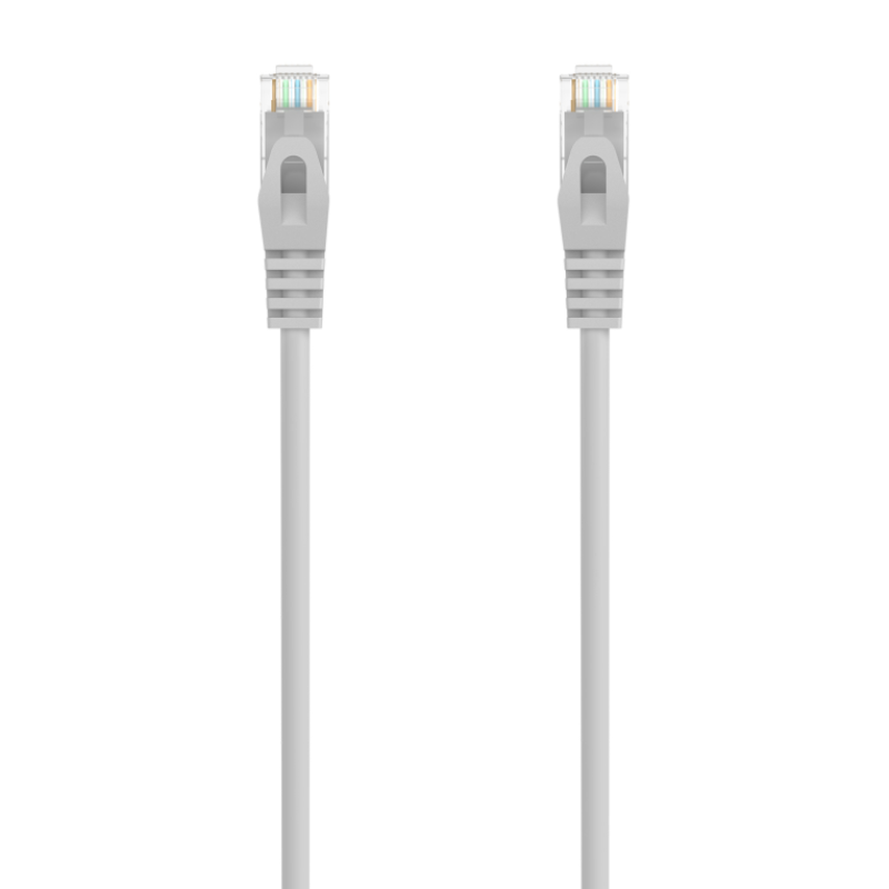 CABLE RED AISENS LATIGUILLO RJ45 LSZH CAT.6A UTP AWG24 30CM GRIS