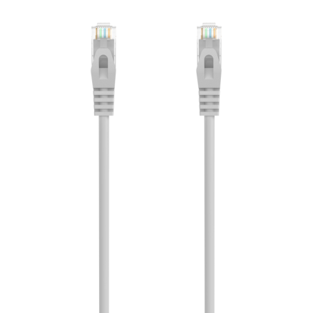 CABLE RED AISENS LATIGUILLO RJ45 LSZH CAT.6A UTP AWG24 30CM GRIS