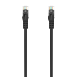 CABLE RED AISENS LATIGUILLO RJ45 LSZH CAT.6A UTP AWG24 0.5M NEGRO