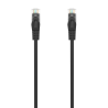 CABLE RED AISENS LATIGUILLO RJ45 LSZH CAT.6A UTP AWG24 1.0M NEGRO