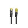 CABLE RED LANBERG LATIGUILLO CAT.6A S/FTP LSZH CU 1.5M NEGRO FLUKE PASSED