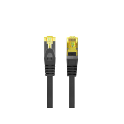 CABLE RED LANBERG LATIGUILLO CAT.6A S/FTP LSZH CU 1M NEGRO FLUKE PASSED