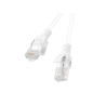 CABLE RED LANBERG LATIGUILLO CAT.5E UTP 0.25M BLANCO FLUKE PASSED