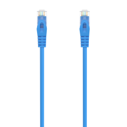 CABLE RED AISENS LATIGUILLO RJ45 LSZH CAT.6A UTP AWG24 30CM AZUL