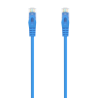 CABLE RED AISENS LATIGUILLO RJ45 LSZH CAT.6A UTP AWG24 1.5M AZUL