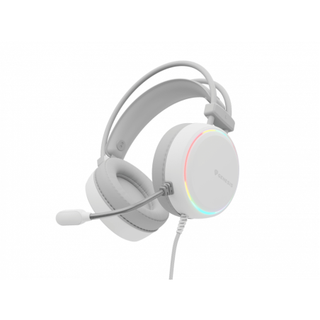 AURICULARES GAMING GENESIS NEON 613 2.0 RGB BLANCOS