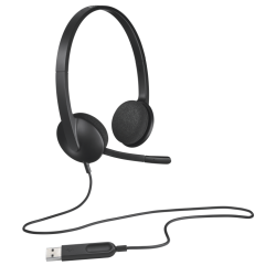 AURICULARES LOGITECH H340 NEGRO MICROFONO ALAMBRICO USB