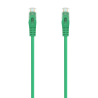 CABLE RED AISENS LATIGUILLO RJ45 LSZH CAT.6A UTP AWG24 3.0M VERDE