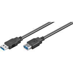 CABLE DE EXTENSION USB 3.0 A A A M/F DE 1,0 METRO