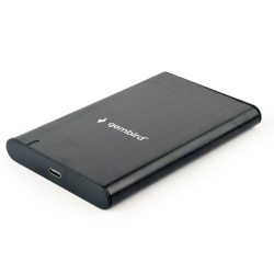 CARCASA DISCO DURO GEMBIRD HDD Ó SATA USB TIPO C 3.1 NEGRO ALUMINIO