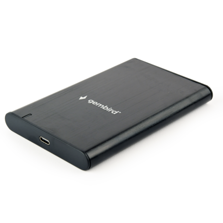 CARCASA DISCO DURO GEMBIRD HDD Ó SATA USB TIPO C 3.1 NEGRO ALUMINIO