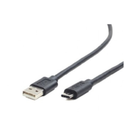 CABLE USB GEMBIRD 2.0 A TIPO C MACHO MACHO CARGA RAPIDA 1M