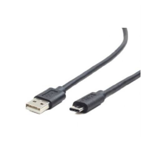 CABLE USB GEMBIRD 2.0 A TIPO C MACHO MACHO CARGA RAPIDA 1M