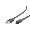 CABLE USB GEMBIRD 2.0 A TIPO C MACHO MACHO CARGA RAPIDA 1M