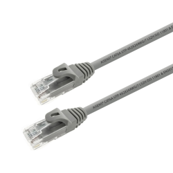 CABLE RED AISENS LATIGUILLO RJ45 LSZH CAT.6A UTP AWG24 25CM GRIS