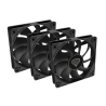 VENTILADOR CAJA GENESIS OXAL 120 NEGRO ALTO RENDIMIENTO 120 MM PACK 3 UDS