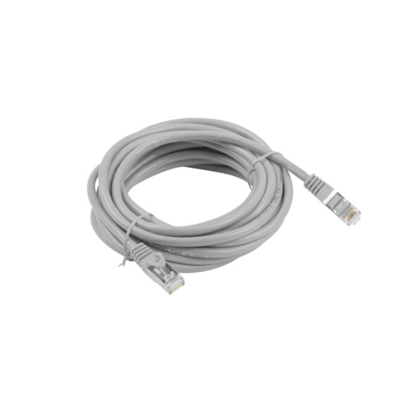 CABLE RED LANBERG LATIGUILLO CAT.6 FTP 5M GRIS FLUKE PASSED