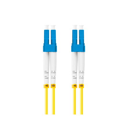 CABLE DE FIBRAOPTICA LANBERG 2M MONO LC/UPC-LC/UPC DUPLEX G657A1 LSZH AMARILL