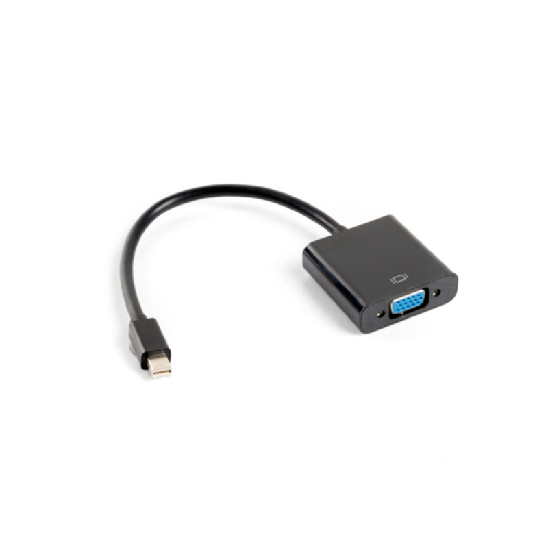 ADAPTADOR LANBERG MINIDISPLAYPORT MACHO/VGA HEMBRA 20CM NEGRO