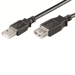 CABLE DE EXTENSION USB 2.0 A A A M/F, AWG28, DE 1,0 METRO