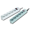 REGLETA GEMBIRD 5 ENCHUFES, PROTECTOR CONTRA SOBRETENSIONES, 10 PIES