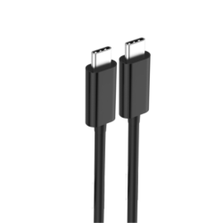 CABLE USB TIPO C A TIPO C PARA DATOS Y CARGA, LONGITUD DE 1,8 METROS