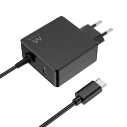 CARGADOR DISPOSITIVO MOVIL EWENT USB C 65W (ADICIONAL USB A