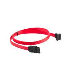 CABLE SATA III LANBERG 6GB/S HEMBRA HEMBRA ANGULO 0.5M ROJO