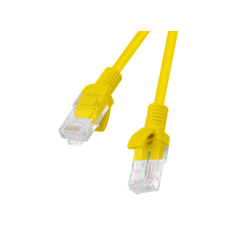 CABLE RED LANBERG LATIGUILLO CAT.6 UTP 5M AMARILLO FLUKE PASSED