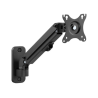 AJUSTABLE WALL DISPLAY MOUNTING ARM UP TO 27" 7 KG