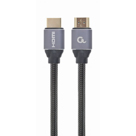 CABLE HDMI 2.0 4K 60HZ GEMBIRD CCBP-HDMI-1M PREMIUM TRENZADO ETHERNET 1M NEGRO