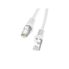 CABLE RED LANBERG LATIGUILLO CAT.6 FTP 0.5M BLANCO FLUKE PASSED