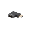 ADAPTADOR 8K LANBERG HDMI(M) A HDMI(H) ANGULO DERECHA ALUMINIO PLATA