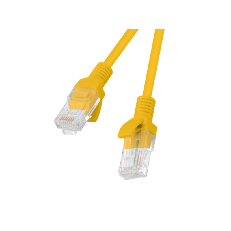 CABLE RED LANBERG LATIGUILLO CAT.6 UTP 2M NARANJA FLUKE PASSED