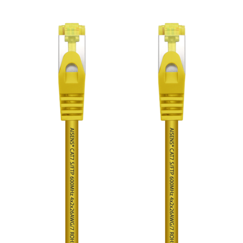 CABLE RED AISENS LATIGUILLO RJ45 LSZH CAT.7 SFTP PIMF 1.0M AMARILLO