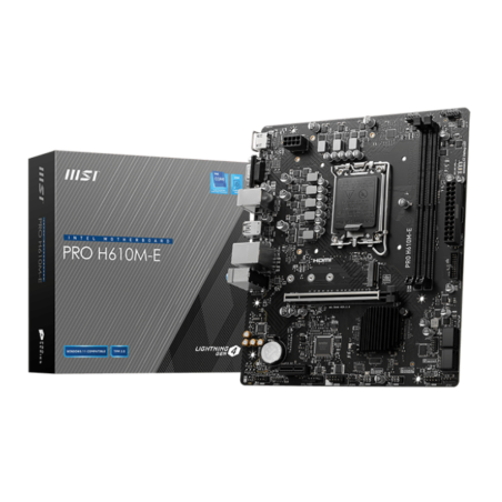 PLACA BASE MSI PRO H610M-E 1700 MATX 2XDDR4