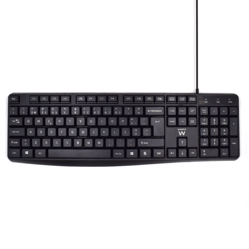 TECLADO USB DE NEGOCIOS CON ESCRITURA SILENCIOSA, DISEÑO PT