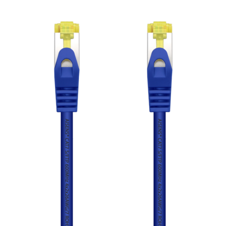 CABLE RED AISENS LATIGUILLO RJ45 LSZH CAT.7 SFTP PIMF 1.0M AZUL