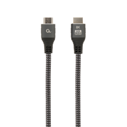 CABLE TRENZADO HDMI 2.1 8K 60HZ GEMBIRD SELECT PLUS SERIES CON ETHERNET 2M NEGRO