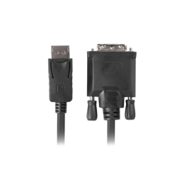 CABLE DISPLAYPORT LANBERG MACHO/DVI-D MACHO 24+1 1.8M NEGRO