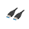 CABLE USB 3.0 LANBERG MACHO/MACHO 1.0M NEGRO