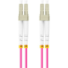 CABLE FIBRA OPTICA LANBERG 0.5 M MULTI LC/UPC-LC/UPC DUPLEX OM4 50/125 LSZH VI