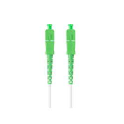 CABLE DE FIBRAOPTICA LANBERG 2.5M MONO SC/APC-SC/APC SIMPLEX G657B3 LSZH BLANC