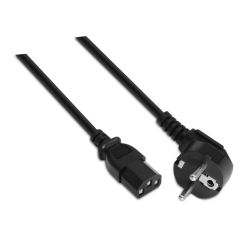 CABLE AISENS ALIMENTACIÃ?N CPU CEE7/M-C13/H NEGRO 3.0M