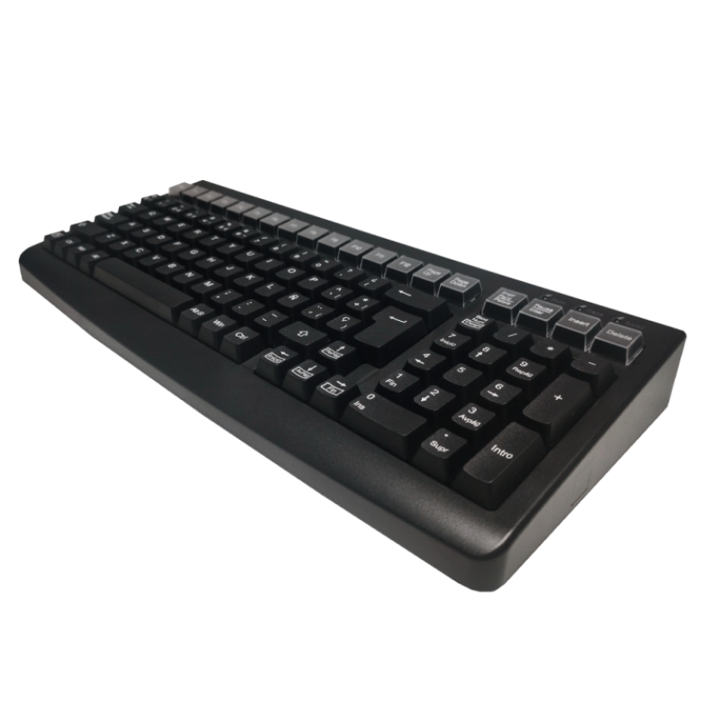 TECLADO POS MUSTEK MKB-800. USB. NEGRO