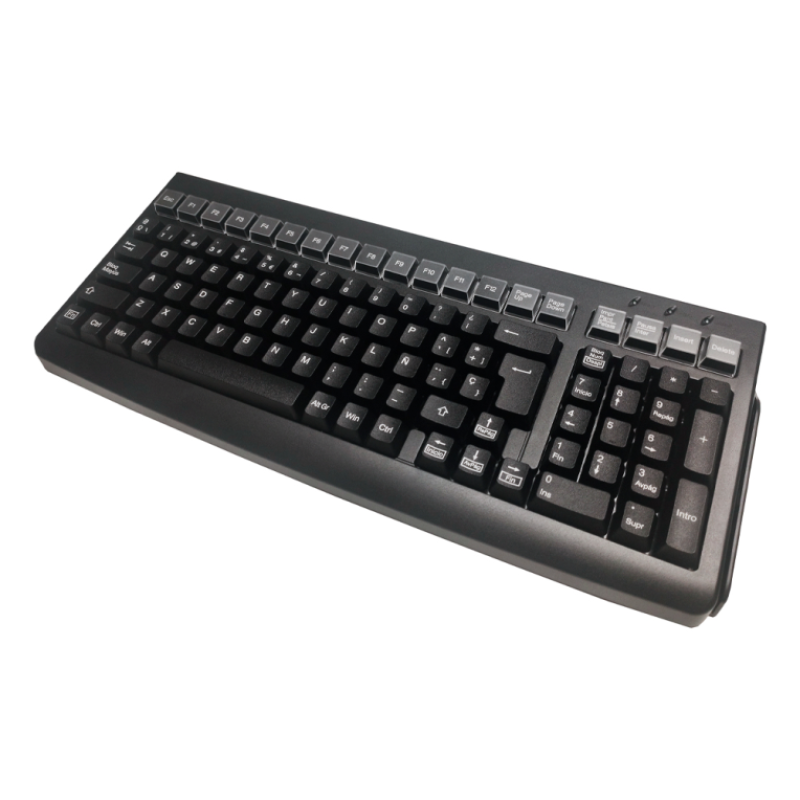 TECLADO POS MUSTEK MKB-800. BANDA MAGNETICA 3PISTAS. USB. NEGRO