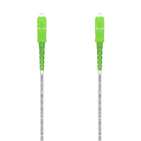 CABLE AISENS FIBRA G657A2 3.0 9 125 SMF SIMPLEX LSZH SC APC 5.0M